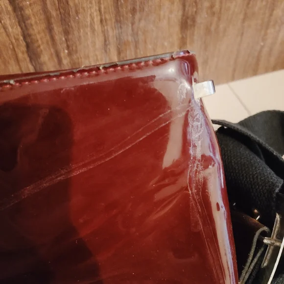 Satchel bag red solid sling bag... - Picture 17 of 17